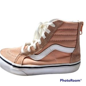 Vans Sk8-Hi Zip Kids youth size 12.5 unisex suede